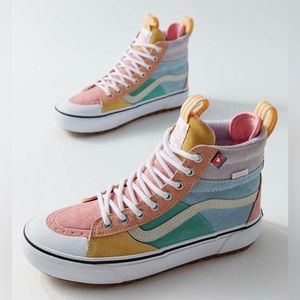 Sk8-Hi MTE 2.0 DX Pastel Blue, Pink & Purple Shoes from Vans.